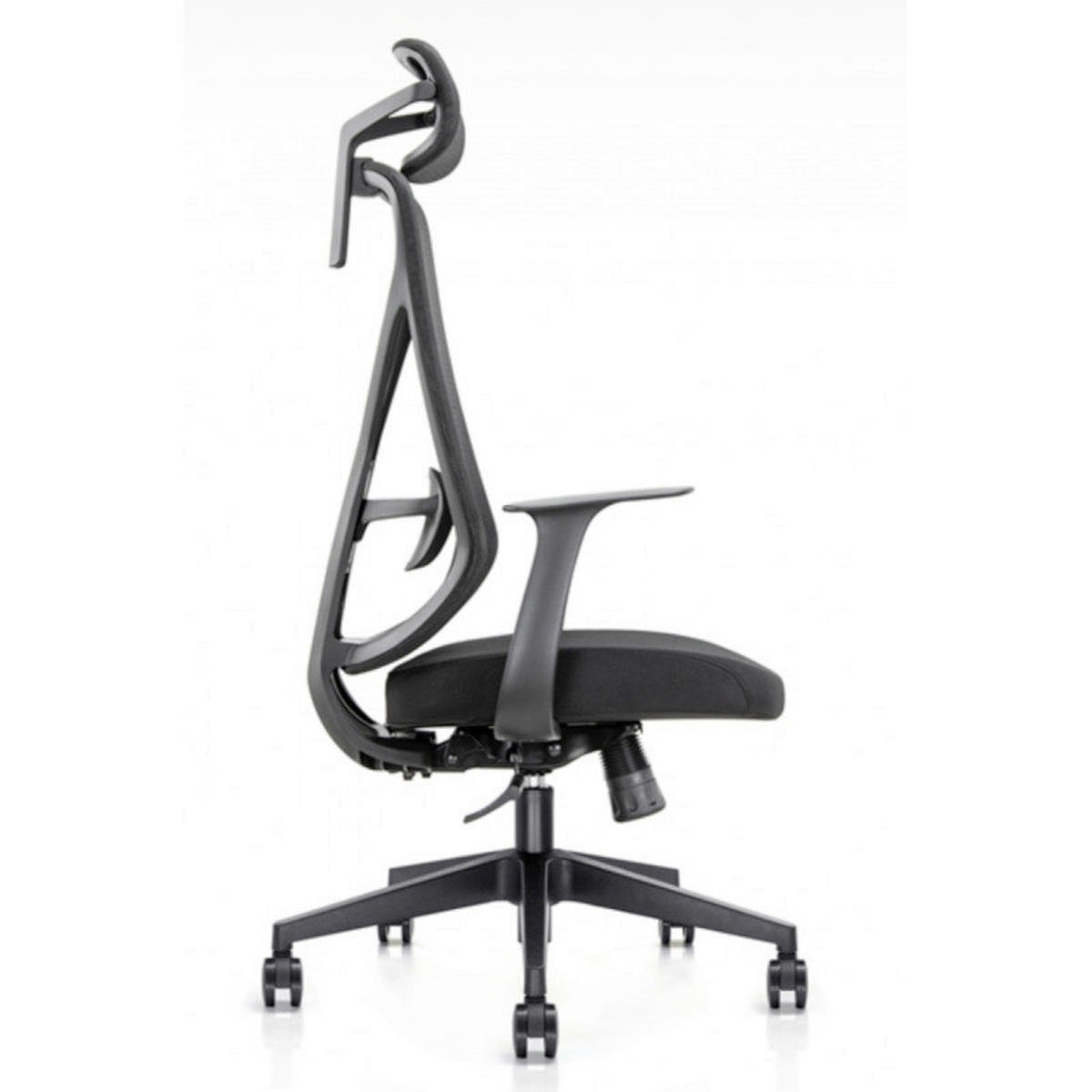 UREDSKI STOLAC    - crna, Moderno, metal/plastika (66/125/69cm)