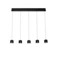 LED-HÄNGELEUCHTE 90/10/170 cm  - Schwarz, Design, Kunststoff/Metall (90/10/170cm) - Novel