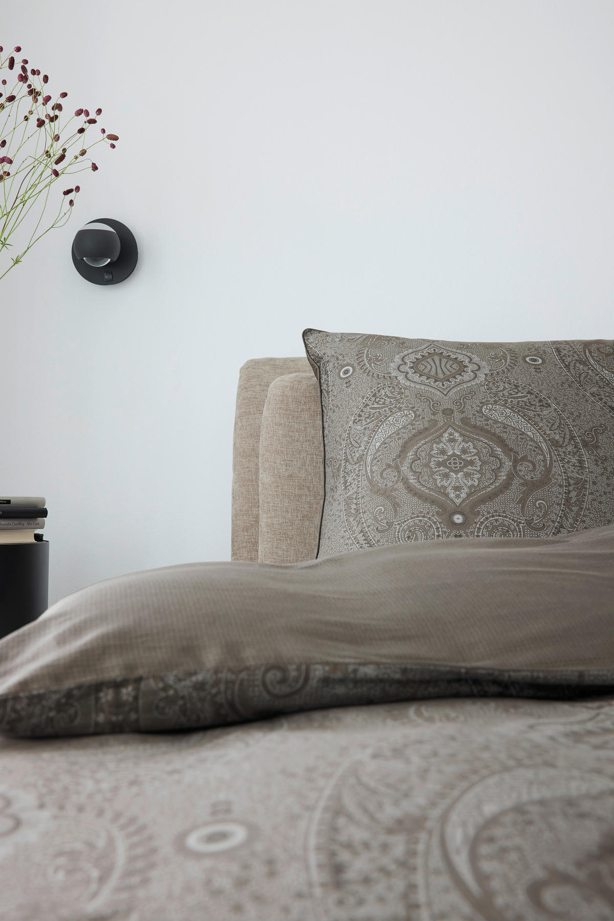 BETTWÄSCHE 2-teilig PEARL Satin 135/200 cm  - Anthrazit, Basics, Textil (135/200cm) - Musterring