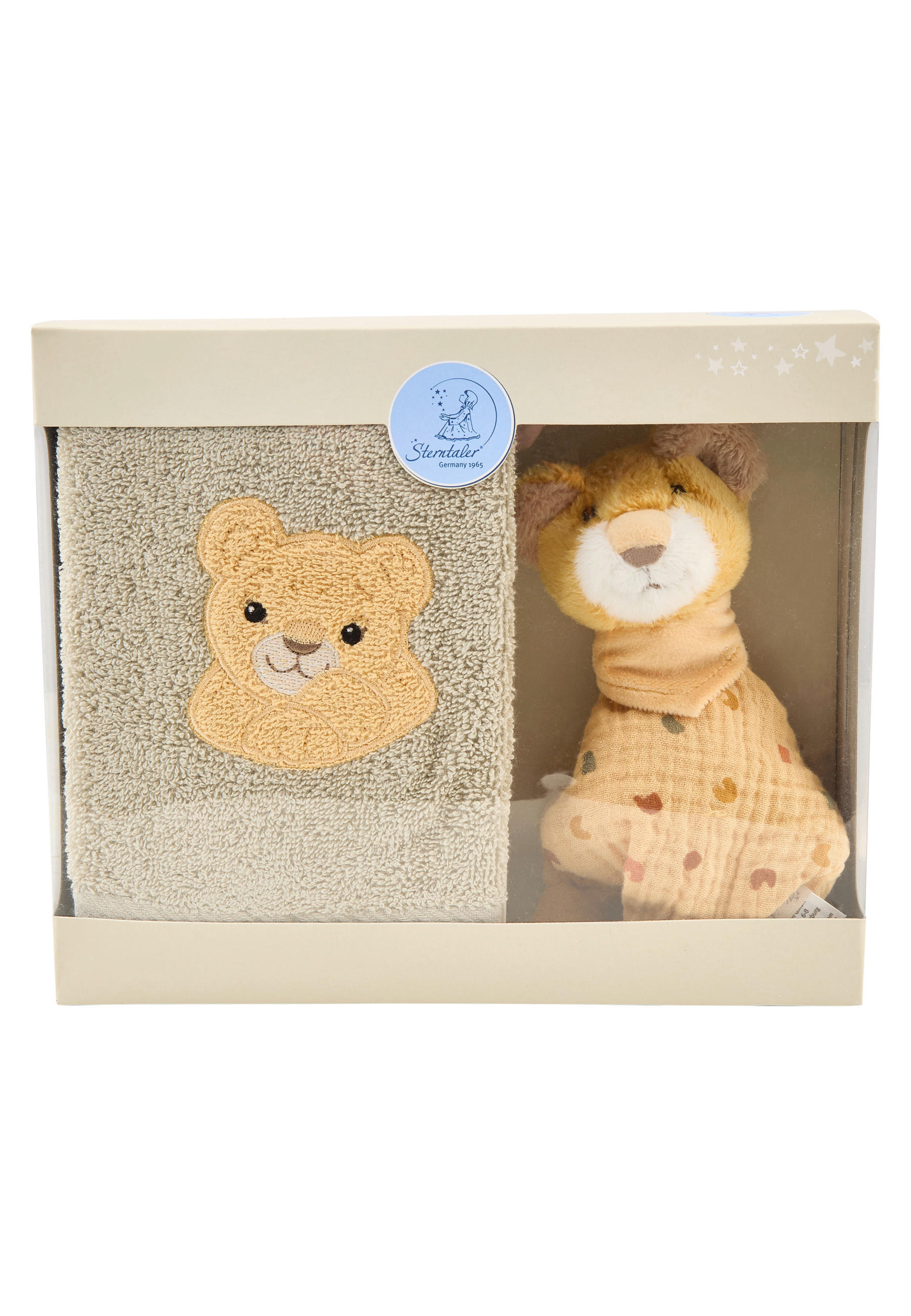 BABYGESCHENKSET 2-teilig Löwe Leo  - Multicolor, Basics, Textil (20/24/5cm) - Sterntaler