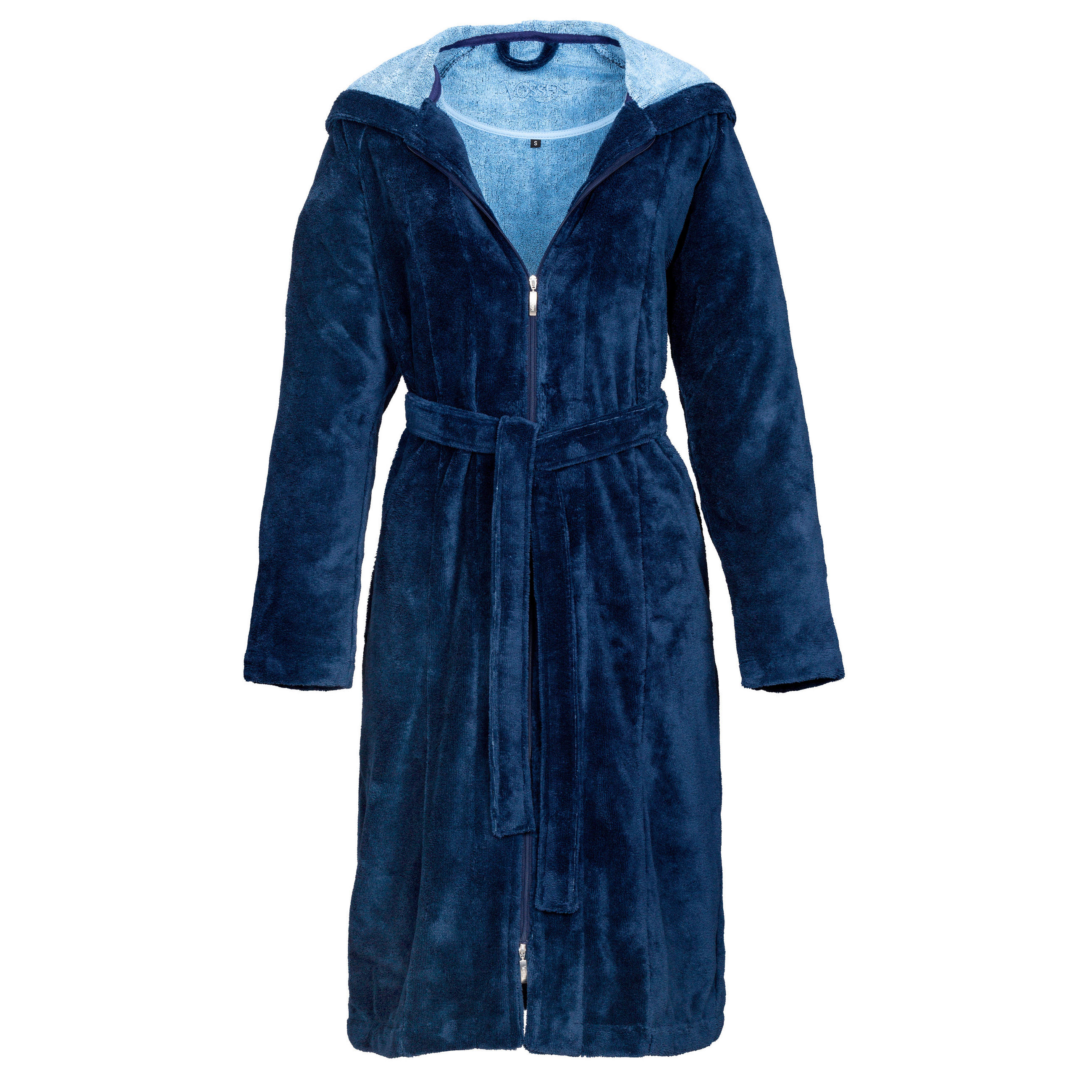 BADEMANTEL Palermo DML NOS Vossen Konfektion S Damen  - Blau, Basics, Textil (Snull) - Vossen