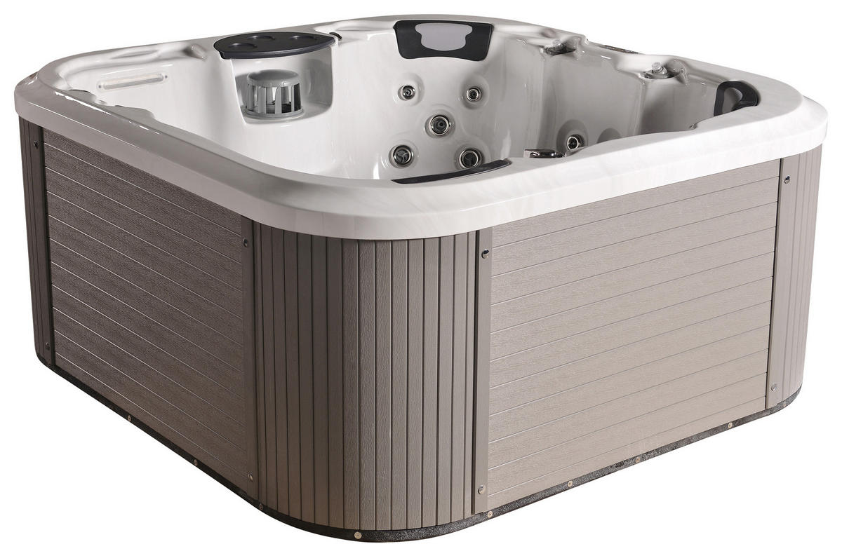 WHIRLPOOL EC1500 FLORENZ 200/200/91 cm  - Weiß/Grau, MODERN, Kunststoff (200/200/91cm)