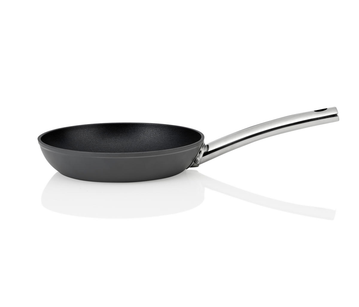 BRATPFANNE 20 cm  - Silberfarben/Schwarz, Basics, Metall (20cm) - Stanley Rogers