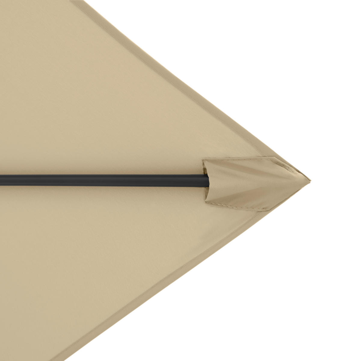 SONNENSCHIRM 250 x 199 cm Sandfarben  - Sandfarben/Anthrazit, Basics, Textil/Metall (250/200cm) - Doppler