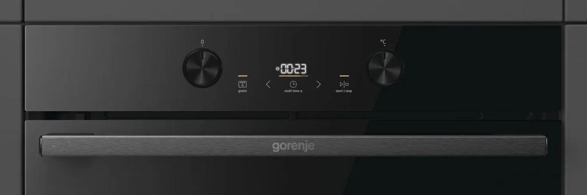 BACKOFENSET BSET017DG  - Schwarz, Basics, Glas/Kunststoff (59,5/5,4/52cm) - Gorenje