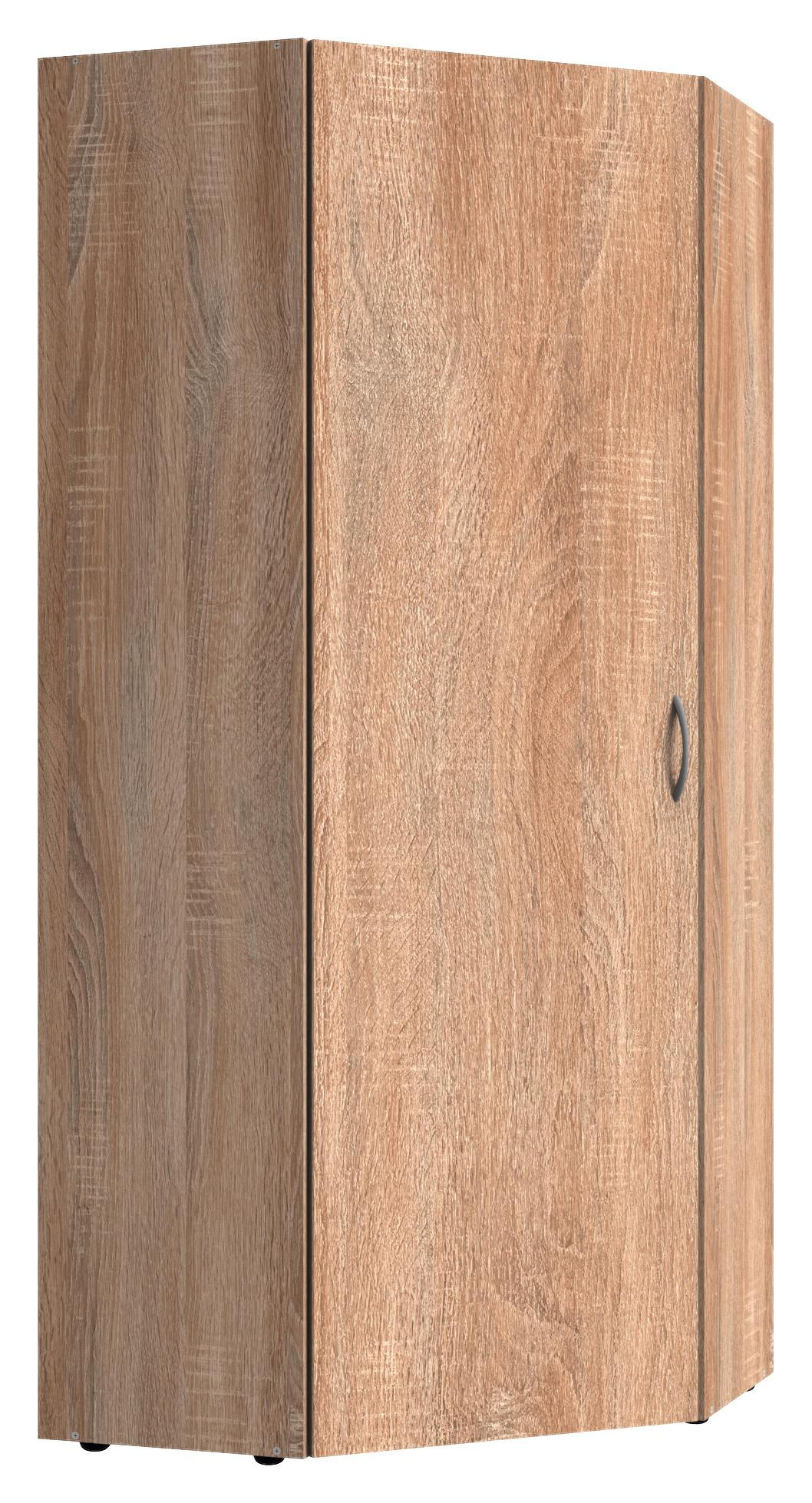 Eckschrank in Eichefarben