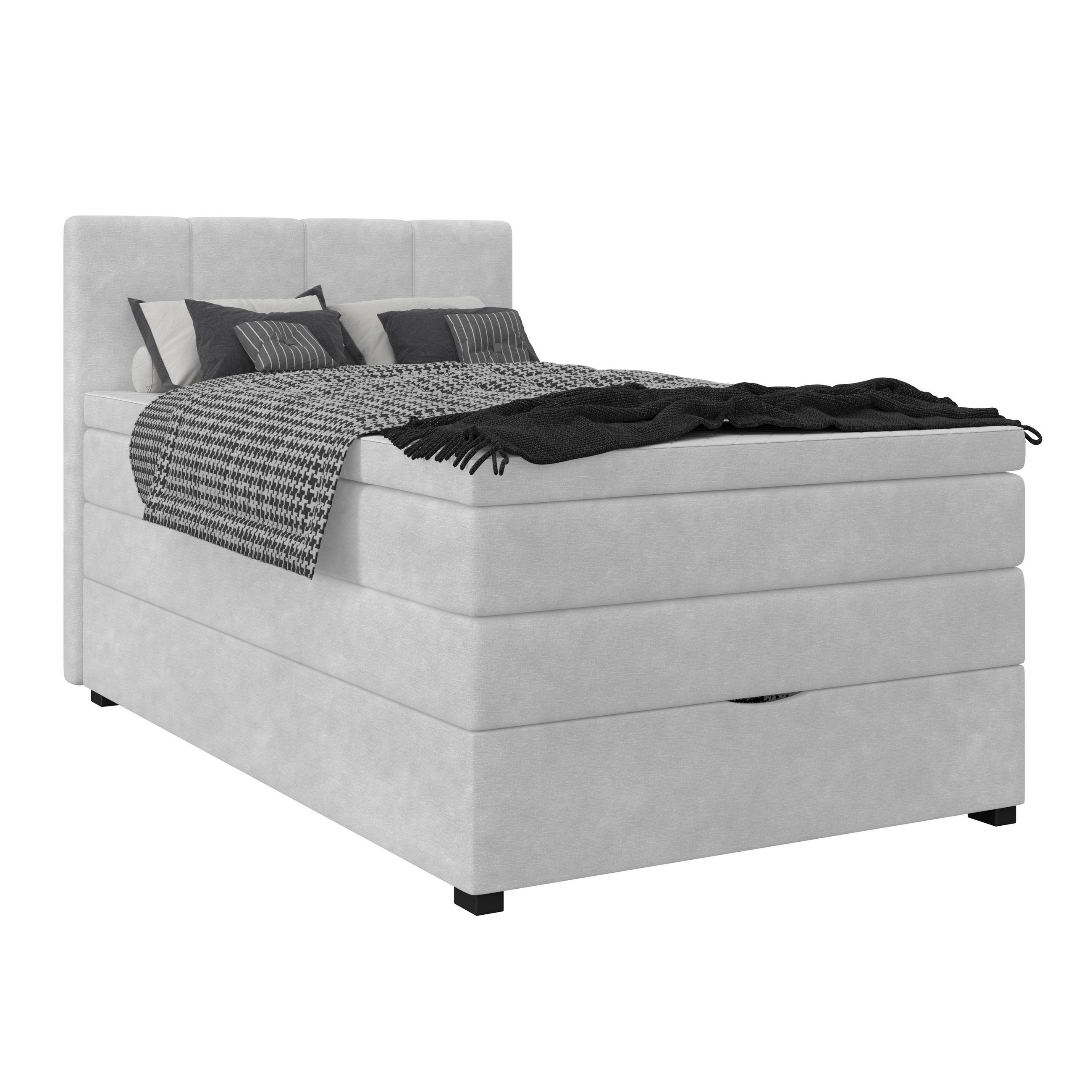 Boxspringbett Mit Topper & Bettkasten 140x200 Lauro