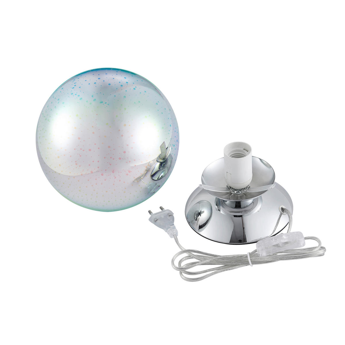 BORDSLAMPA Galaxy 20/25 cm   - kromfärg, Lifestyle, metall/glas (20/25cm) - Novel