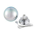 TISCHLEUCHTE Galaxy 20/25 cm  - Chromfarben, LIFESTYLE, Glas/Metall (20/25cm) - Novel