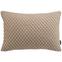 POVLAK NA POLŠTÁŘ, 40/60 cm, bavlna - béžová, Konvenční, textil (40/60cm) - Novel