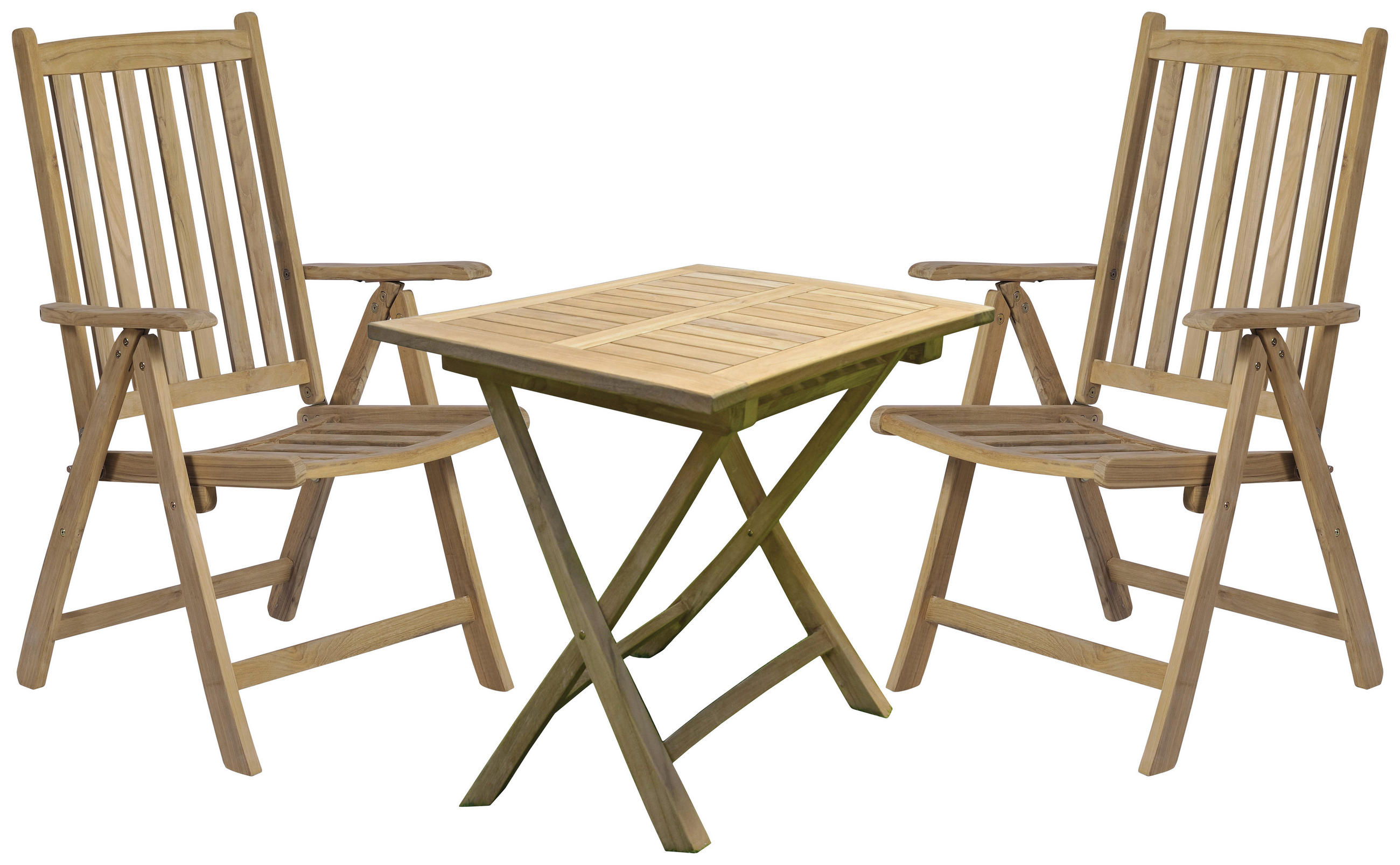 GARTENSET Teakholz Hartholz  - Teakfarben, Basics, Holz (62/103,5/61cm) - Gardenson