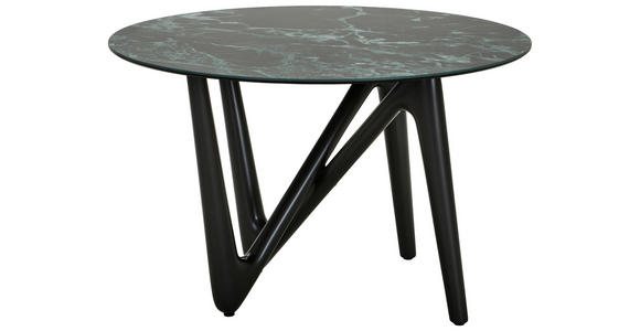 ESSTISCH in Metall, Keramik 119/119/75 cm  - Dunkelgrün/Anthrazit, Design, Keramik/Metall (119/119/75cm) - Dieter Knoll