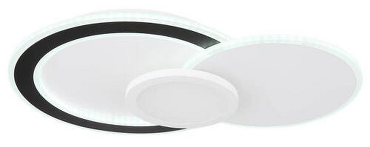 LED-TAKLAMPA Gisell 40 W 57,5/40/8,5 cm  - vit/opal, Trend, metall/plast (57,5/40/8,5cm) - Globo