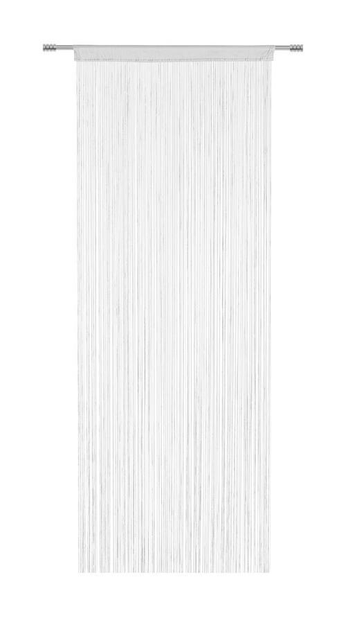 KONČANA ZAVESA bela - bela, Osnovno, tekstil (90/245cm) - Boxxx
