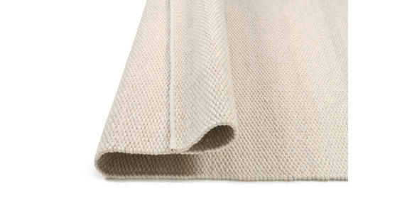 HANDWEBTEPPICH 80/150 cm  - Hellgrau, Basics, Textil (80/150cm) - Linea Natura