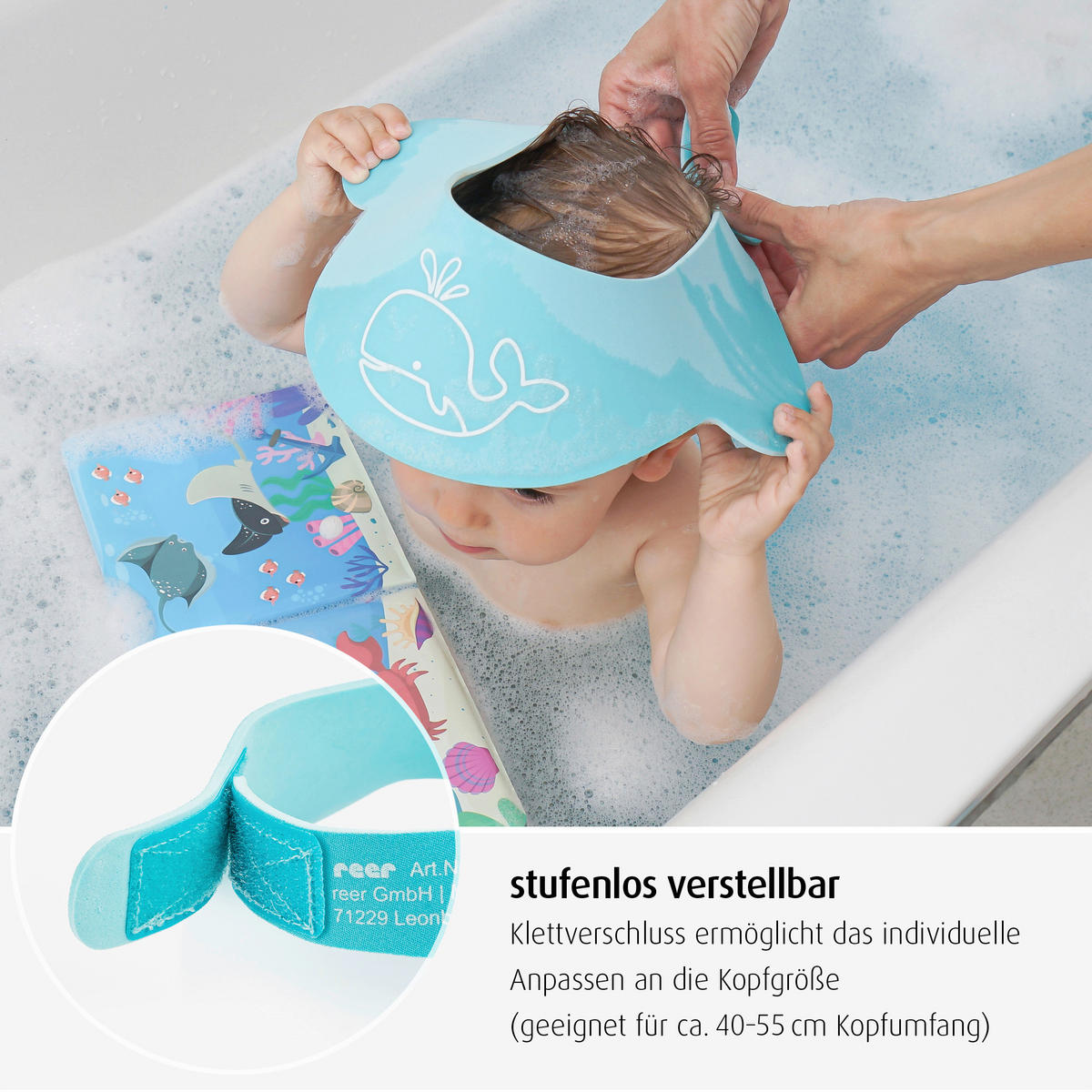 BABYBADESET  - Pastellblau, Basics, Kunststoff (9,8/17/5cm) - Reer