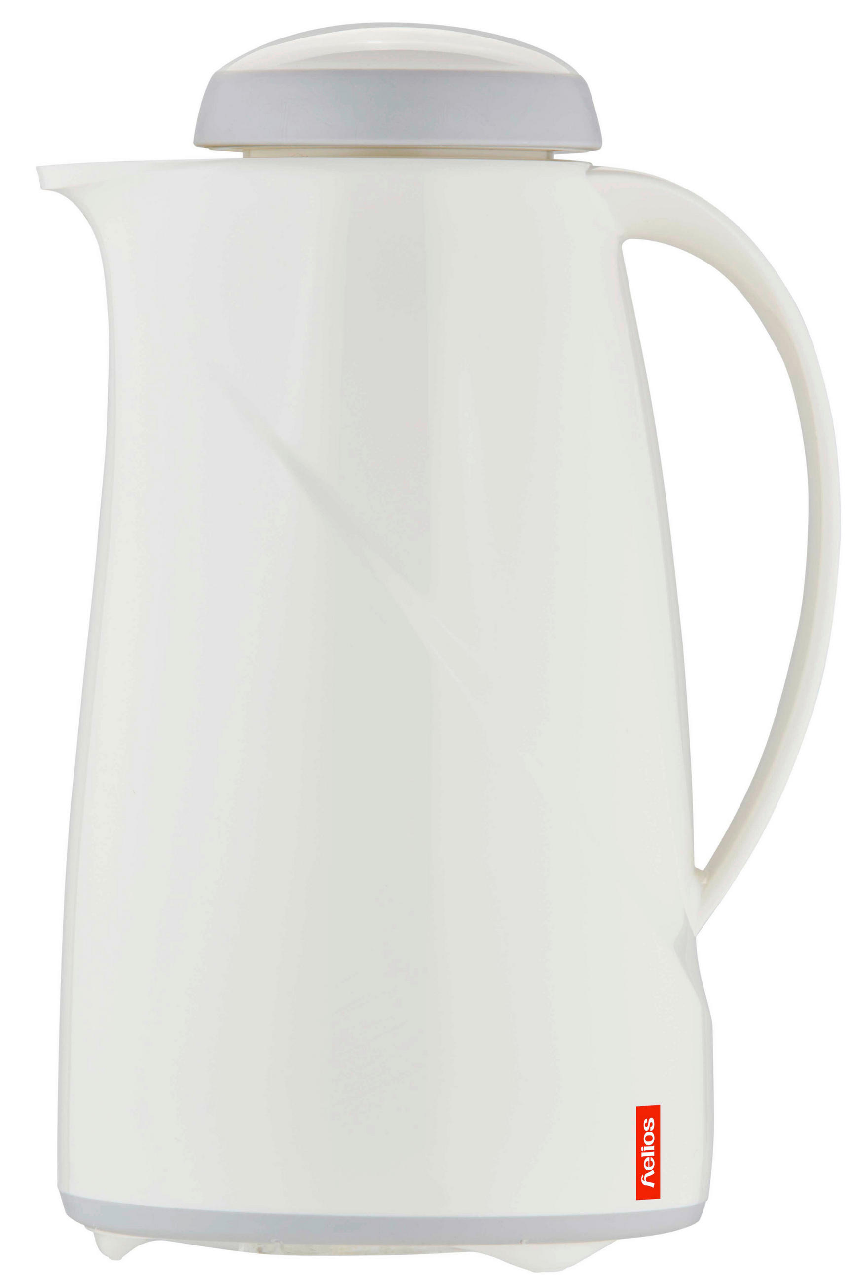ISOLIERKANNE  - Weiß, Basics, Glas/Kunststoff (17.5/13.6/25.1cm)