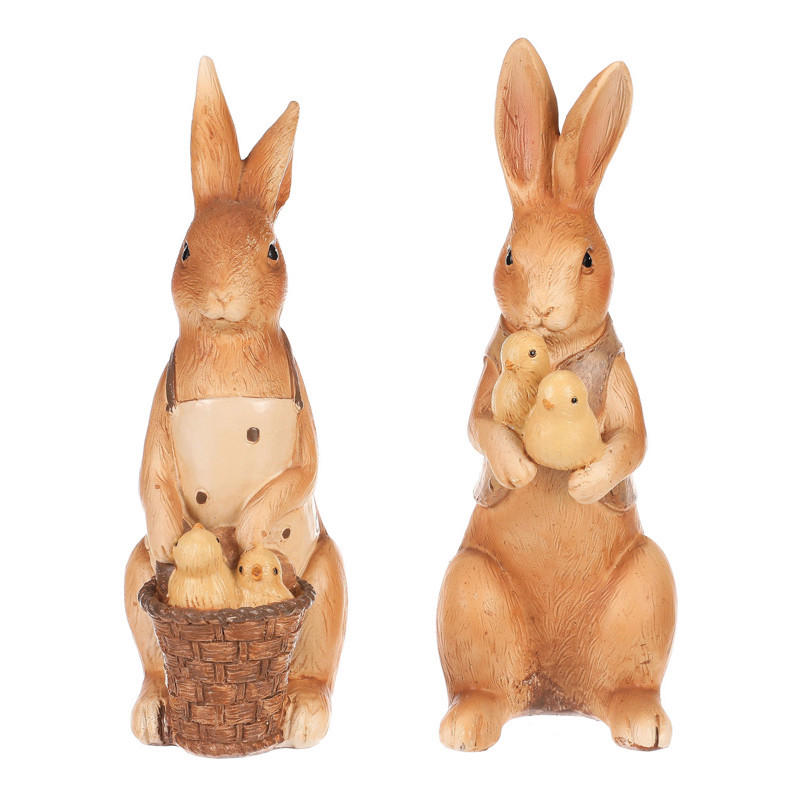 DEKORAČNÍ ZVÍŘÁTKO - hnědá, Basics, plast (9/16/6cm)