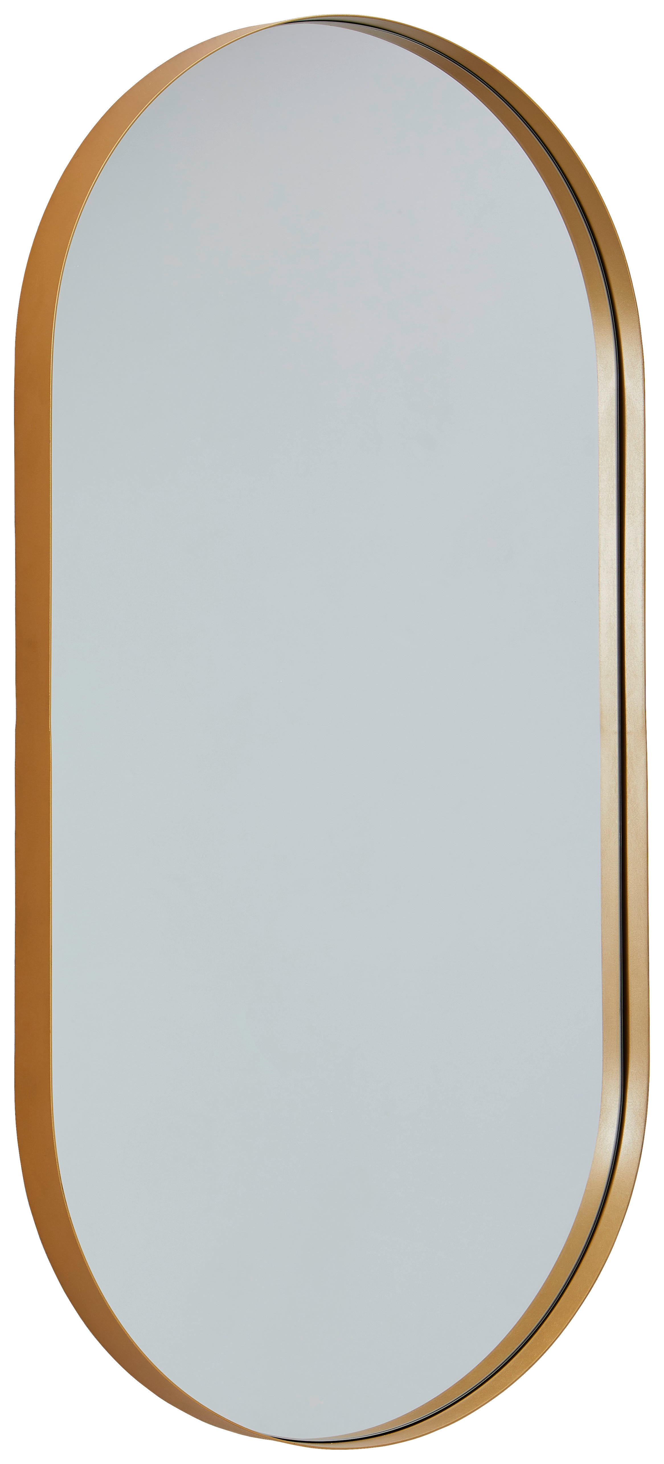 WANDSPIEGEL 50/100/5 cm  - Goldfarben, Design, Glas/Holzwerkstoff (50/100/5cm) - MID.YOU