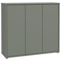 SCHUHSCHRANK Alice Springs  in 109,2/99,1/34,9 cm  - Salbeigrün/Grau, MODERN, Holzwerkstoff/Kunststoff (109,2/99,1/34,9cm) - Xora
