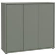 SCHUHSCHRANK Alice Springs  in 109,2/99,1/34,9 cm  - Salbeigrün/Grau, MODERN, Holzwerkstoff/Kunststoff (109,2/99,1/34,9cm) - Xora