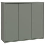 SCHUHSCHRANK Alice Springs  in 109,2/99,1/34,9 cm  - Salbeigrün/Grau, MODERN, Holzwerkstoff/Kunststoff (109,2/99,1/34,9cm) - Xora