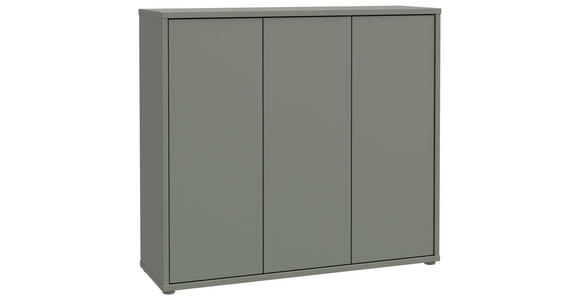 SCHUHSCHRANK Alice Springs  in 109,2/99,1/34,9 cm  - Salbeigrün/Grau, MODERN, Holzwerkstoff/Kunststoff (109,2/99,1/34,9cm) - Xora
