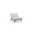 SESSEL Lederlook Weiß - Ulmefarben/Dunkelbraun, Design, Holz/Textil (90/79/115cm) - Innovation