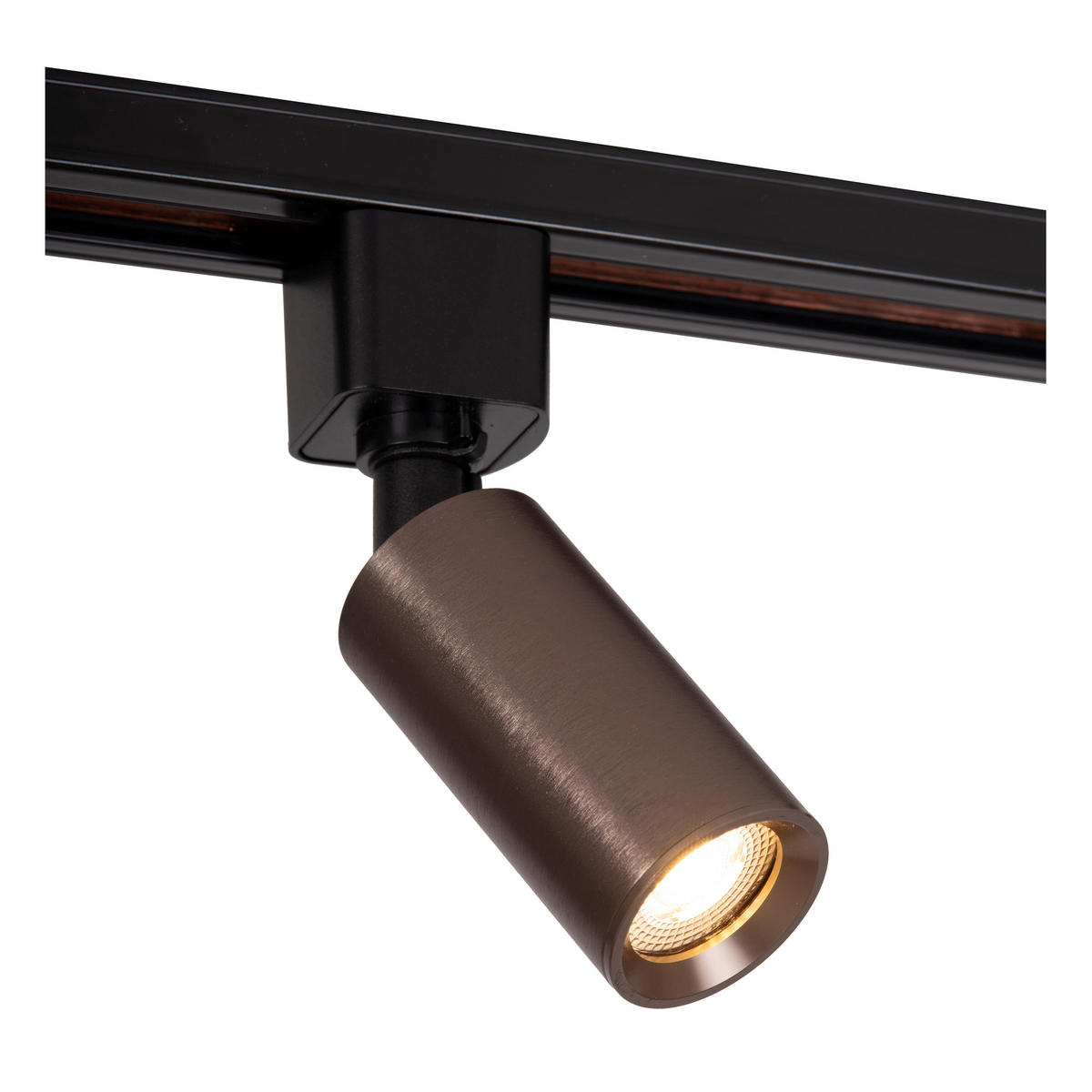 SCHIENENSYSTEM Track 4/4.6/14.3 cm   - Cappuccino, Basics, Metall (4/4.6/14.3cm) - Lucide