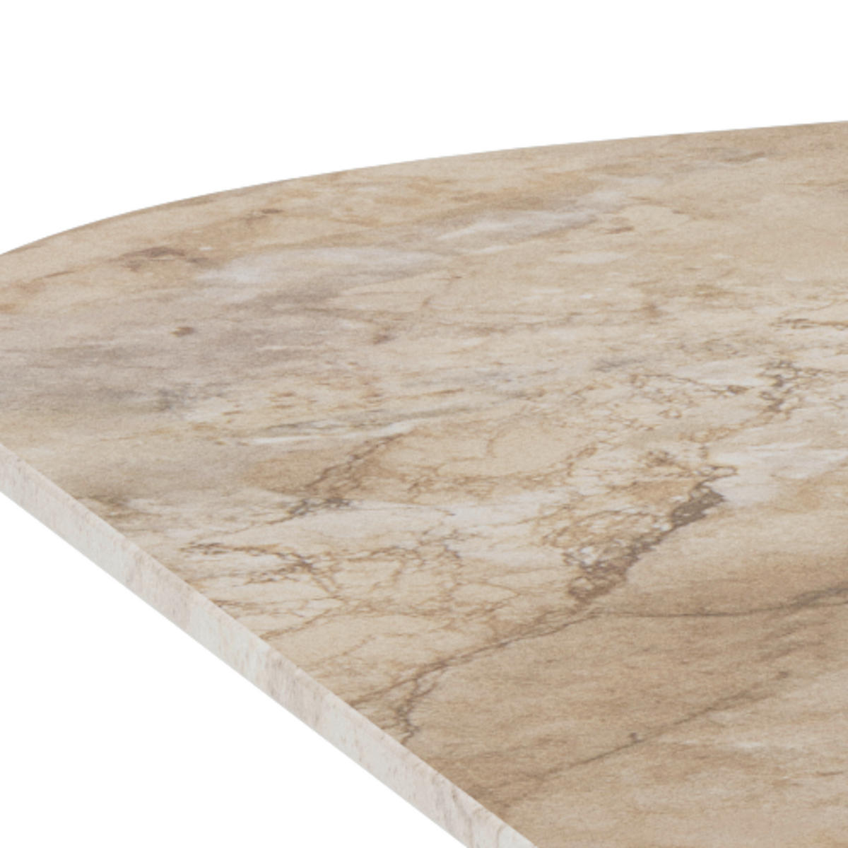 ESSTISCH in Metall, Keramik 90/90/75 cm  - Braun/Grau, MODERN, Keramik/Metall (90/90/75cm) - MID.YOU