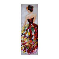 ULJENA SLIKA  40/120 cm       - višebojno, Basics, drvo/tekstil (40/120cm) - Monee