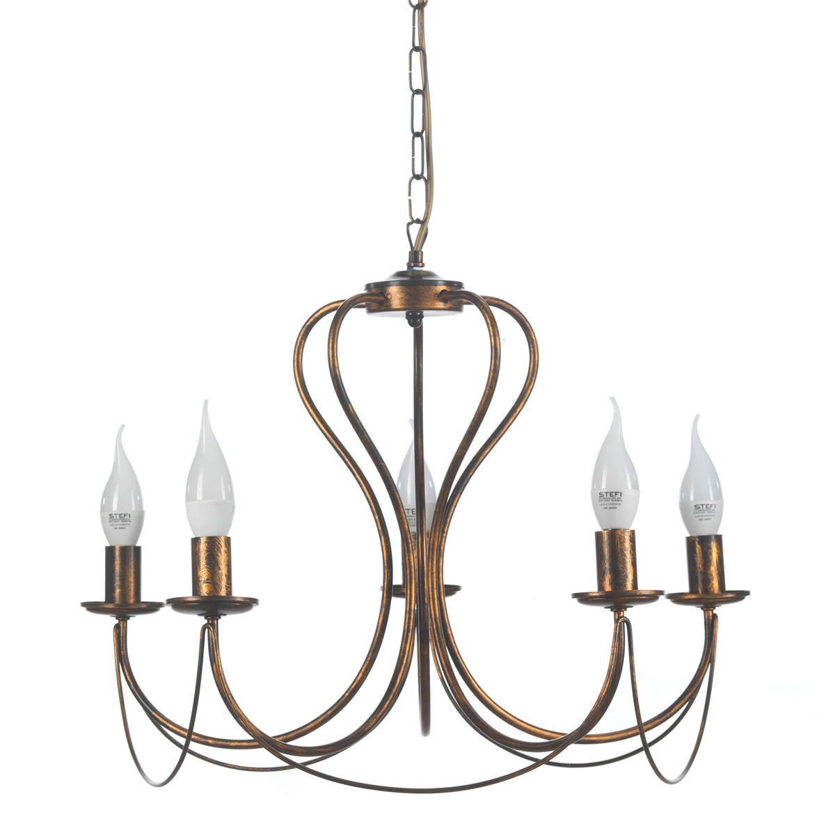 KRONLEUCHTER 55/105 cm   - Bronzefarben, Basics, Metall (55/105cm)