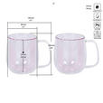 KAFFEEGLAS - Rosa, KONVENTIONELL, Glas (8/10,4cm) - Novel