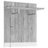 GARDEROBENPANEEL 88/106/33 cm - Eichefarben/Weiß, MODERN, Glas/Holz (88/106/33cm) - Linea Natura GARDEROBENPANEEL 88/106/33 cm - Eichefarben/Weiß, MODERN, Glas/Holz (88/106/33cm) - Linea Natura
