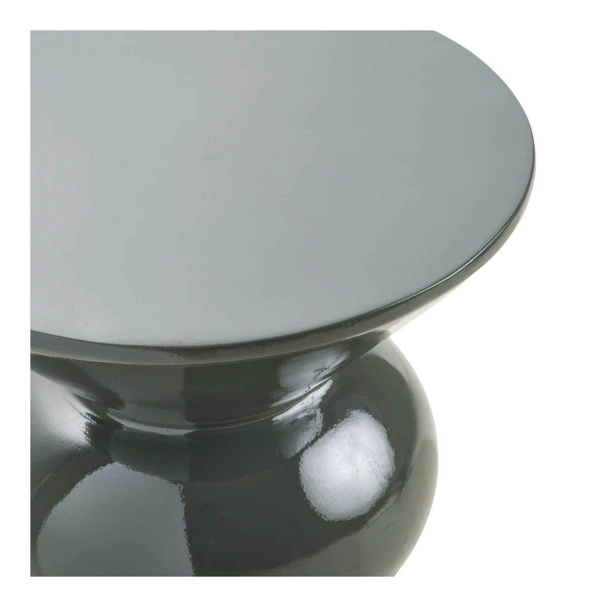 BEISTELLTISCH 33,5/33,5/40,5 cm Rosolina Grün  - Grün, Basics, Glas (33,5/33,5/40,5cm)