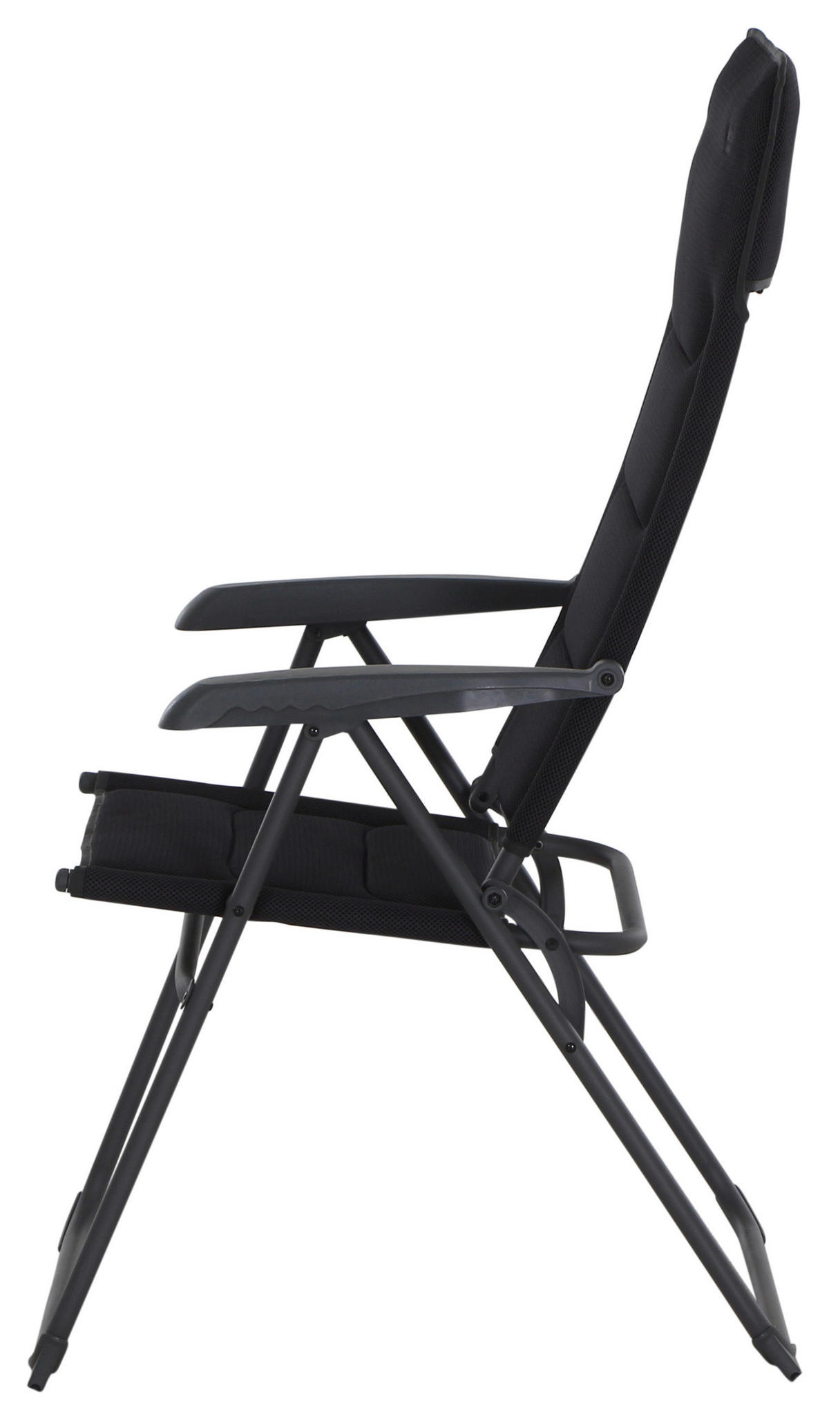 CAMPINGSESSEL - Anthrazit, KONVENTIONELL, Textil/Metall (71/118/59cm) - Siena Garden