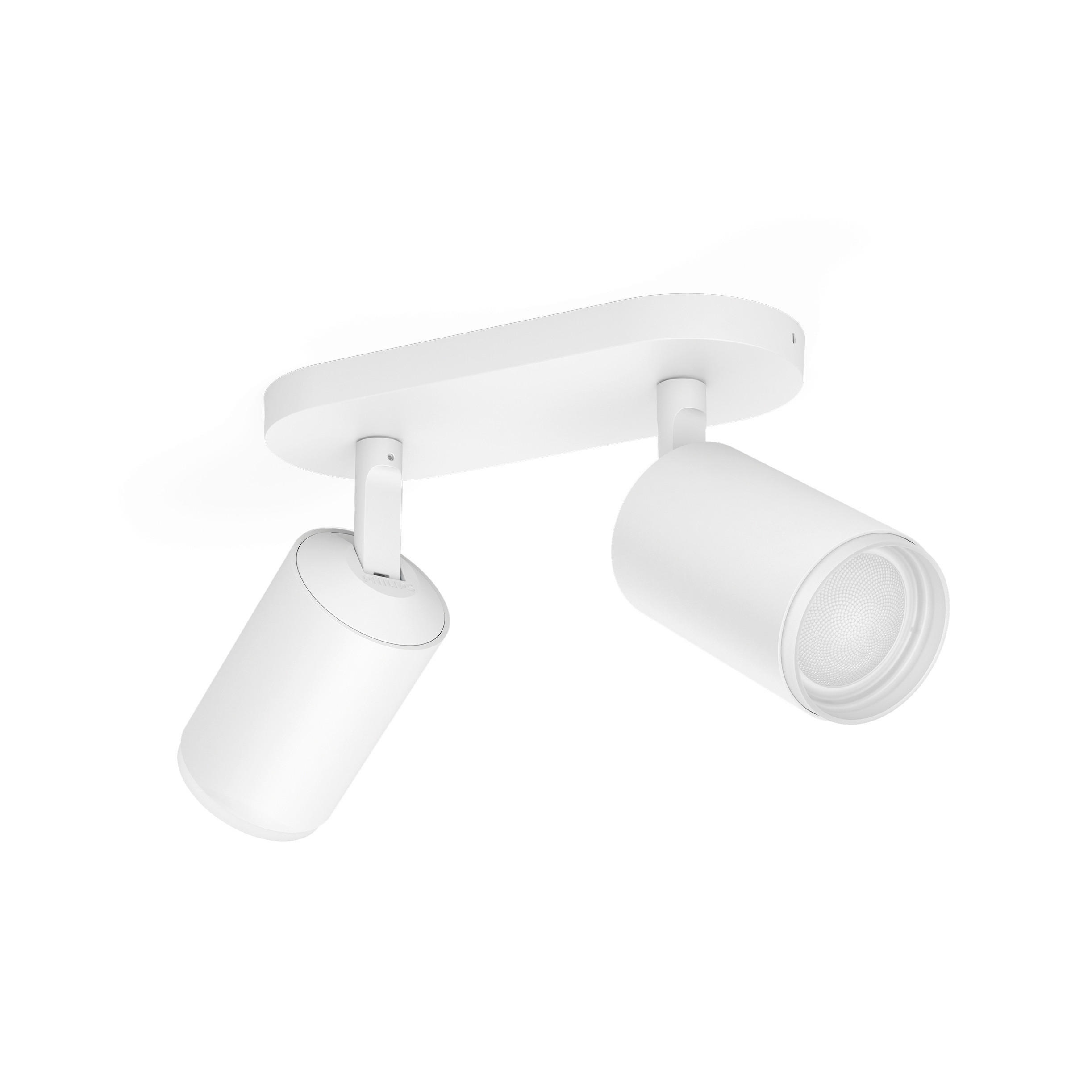 LED-SPOTKOPF - Weiss, Konventionell, Metall (19,5/8/15,3cm) - Philips HUE