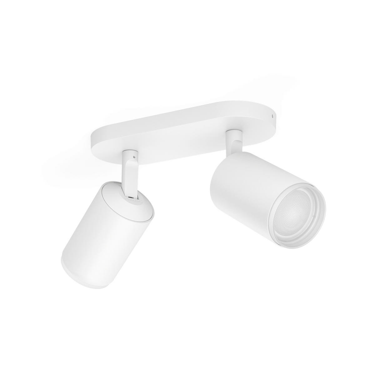 TÊTE DE SPOT LED - blanc, Konventionell, métal (19,5/8/15,3cm) - Philips HUE