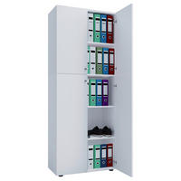 AKTENSCHRANK 70/182/37 cm  - Weiß, KONVENTIONELL, Holzwerkstoff/Kunststoff (70/182/37cm) - MID.YOU