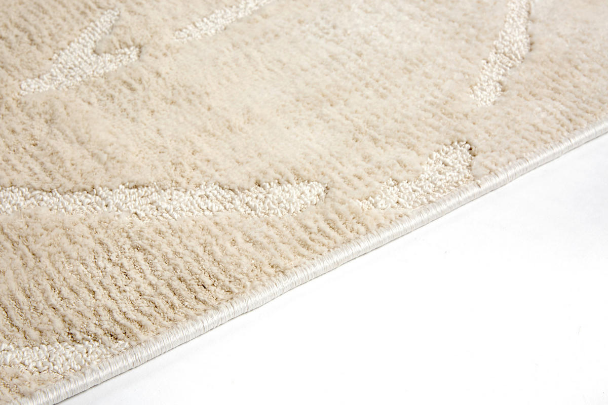 WEBTEPPICH 133/190 cm Lou Creme rechteckig  - Creme, Basics, Kunststoff/Textil (133/190cm) - Astra