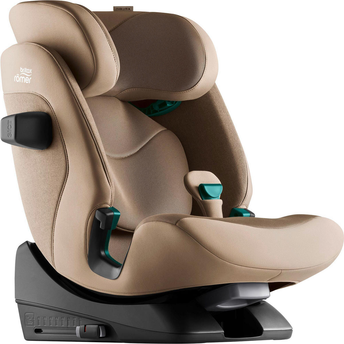 KINDERAUTOSITZ SAFEFIX Teak   - Hellbraun, Basics, Kunststoff/Textil (44/69-83/48cm) - Britax Römer