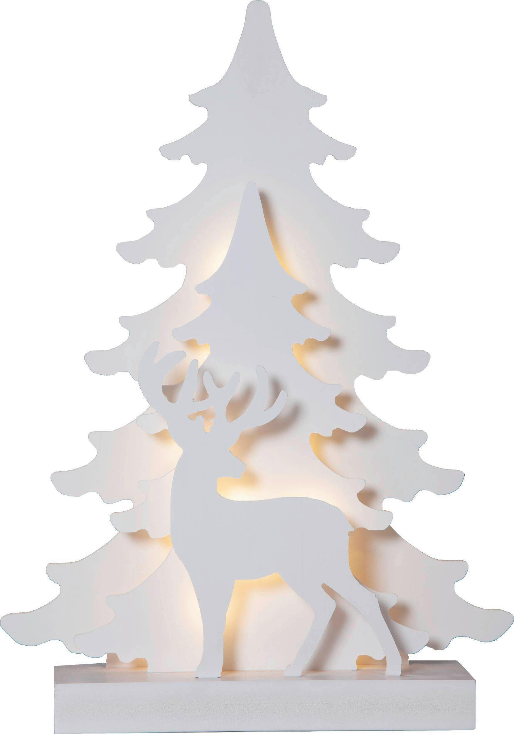 LED-DEKOLEUCHTE 29/8/41 cm   - Weiß, Basics, Holz (29/8/41cm) - Eglo