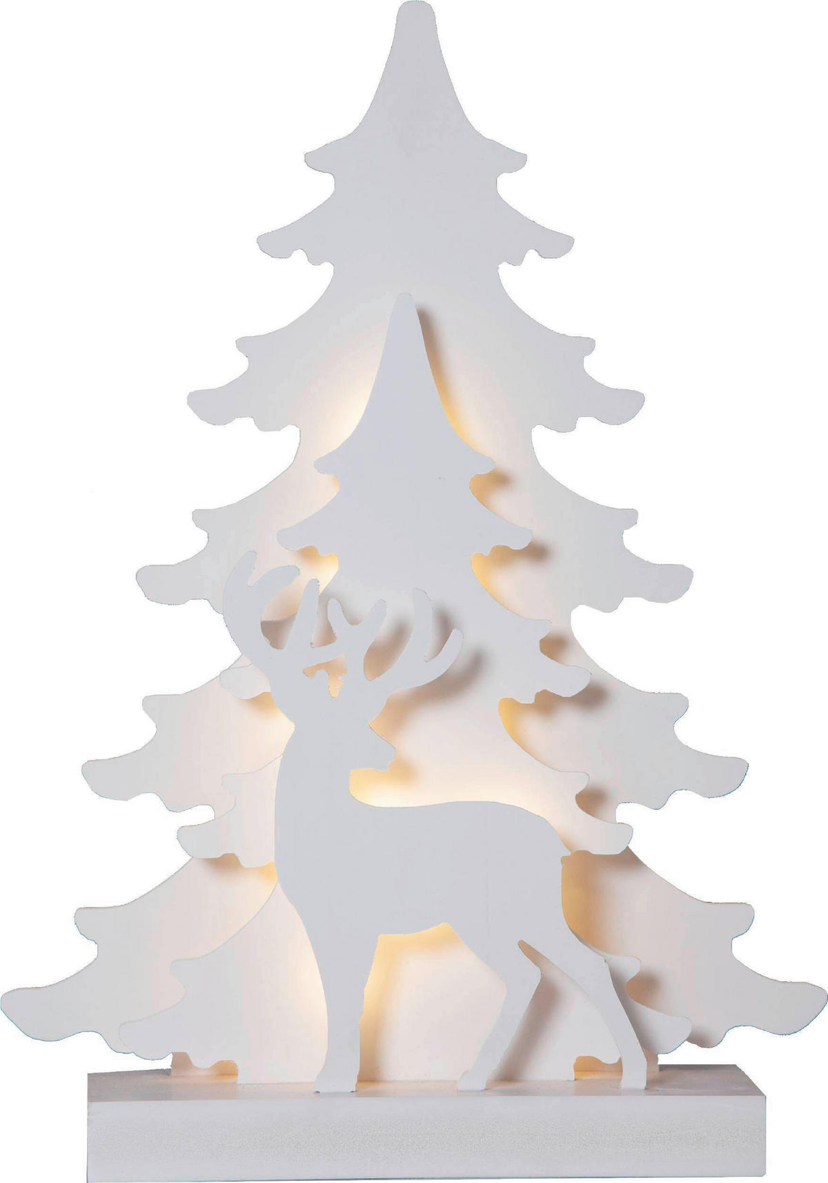 LED-DEKOLEUCHTE 29/8/41 cm   - Weiß, Basics, Holz (29/8/41cm) - Eglo