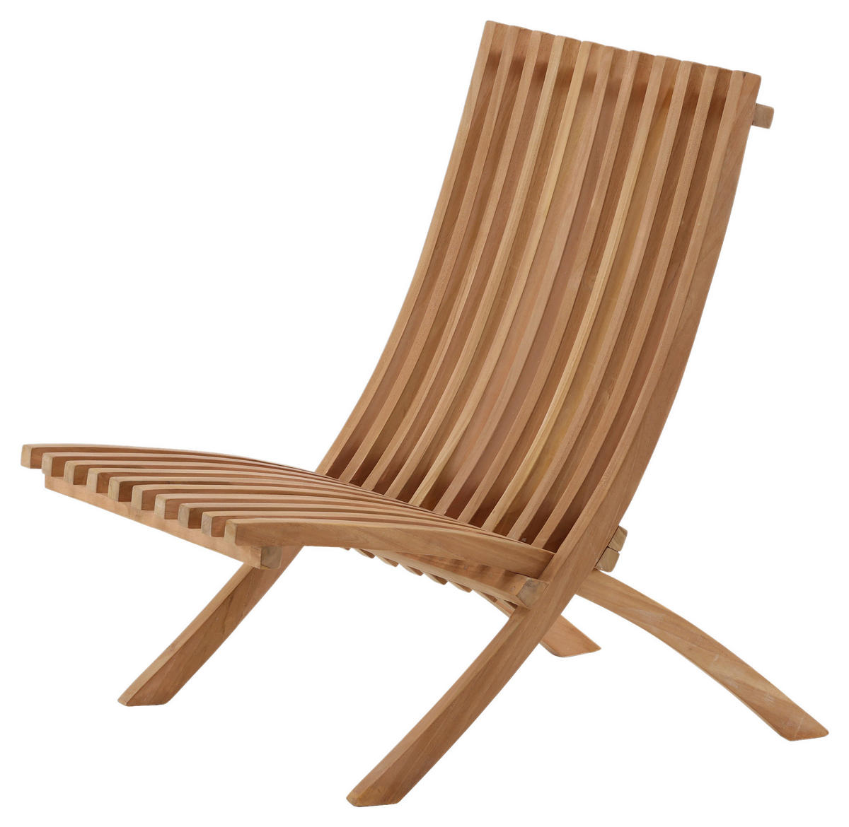 Loungesessel 2er-Set Teakfarben Teakholz  - Teakfarben, KONVENTIONELL, Holz (73/85/63cm) - Gardenson