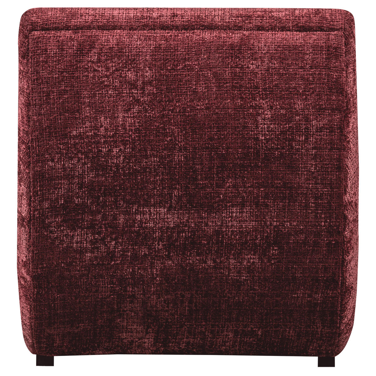 SESSEL in Chenille Aubergine  - Aubergine/Schwarz, Design, Kunststoff/Textil (75/82/96cm) - Livetastic