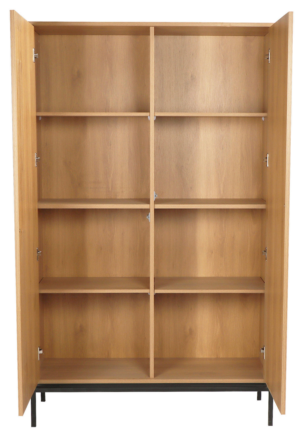ESKÜVŐI SZEKRÉNY 110/180/40 cm  - natúr/fekete, Design, faalapú anyag (110/180/40cm) - Xora