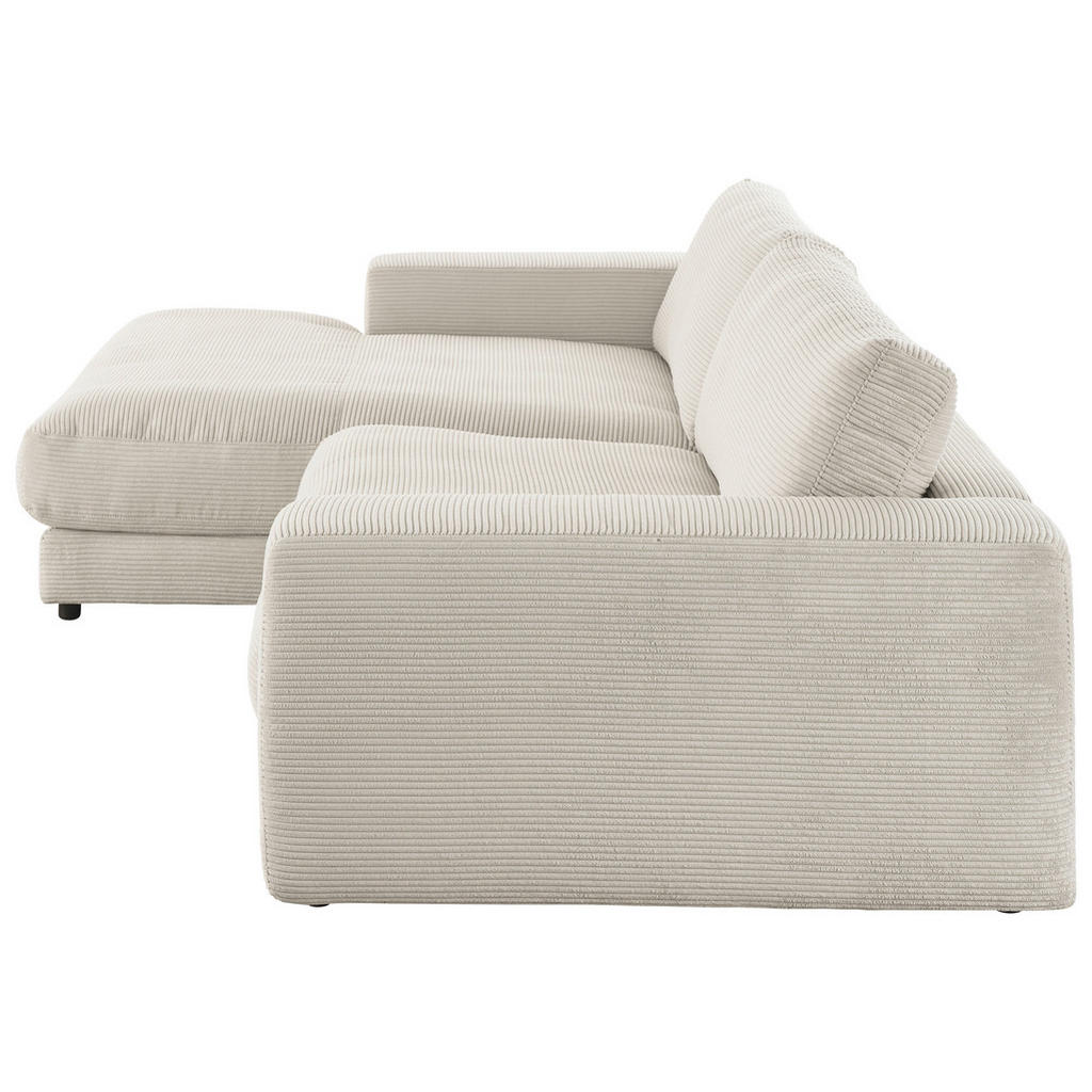 Thumbnail - Pure Home Lifestyle Ecksofa 979, Hellgrau, Textil, 2-Sitzer, Ottomane links, L-Form, 250x190 cm, Blauer Engel, Goldenes ...