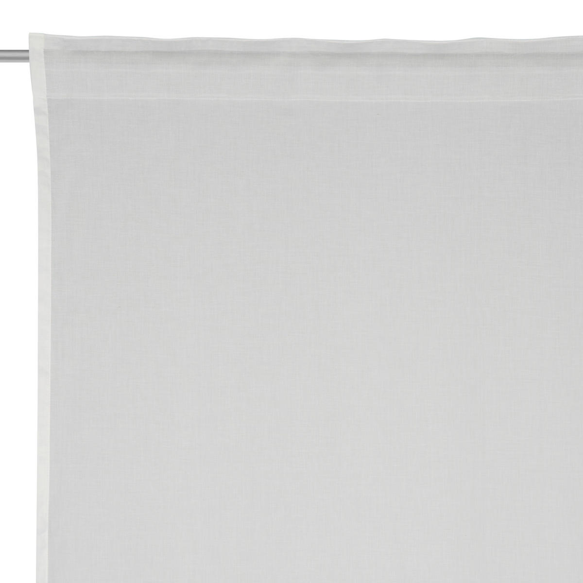 FERTIGVORHANG  transparent  140/255 cm   - Silberfarben/Grau, Basics, Textil (140/255cm) - Bio:Vio