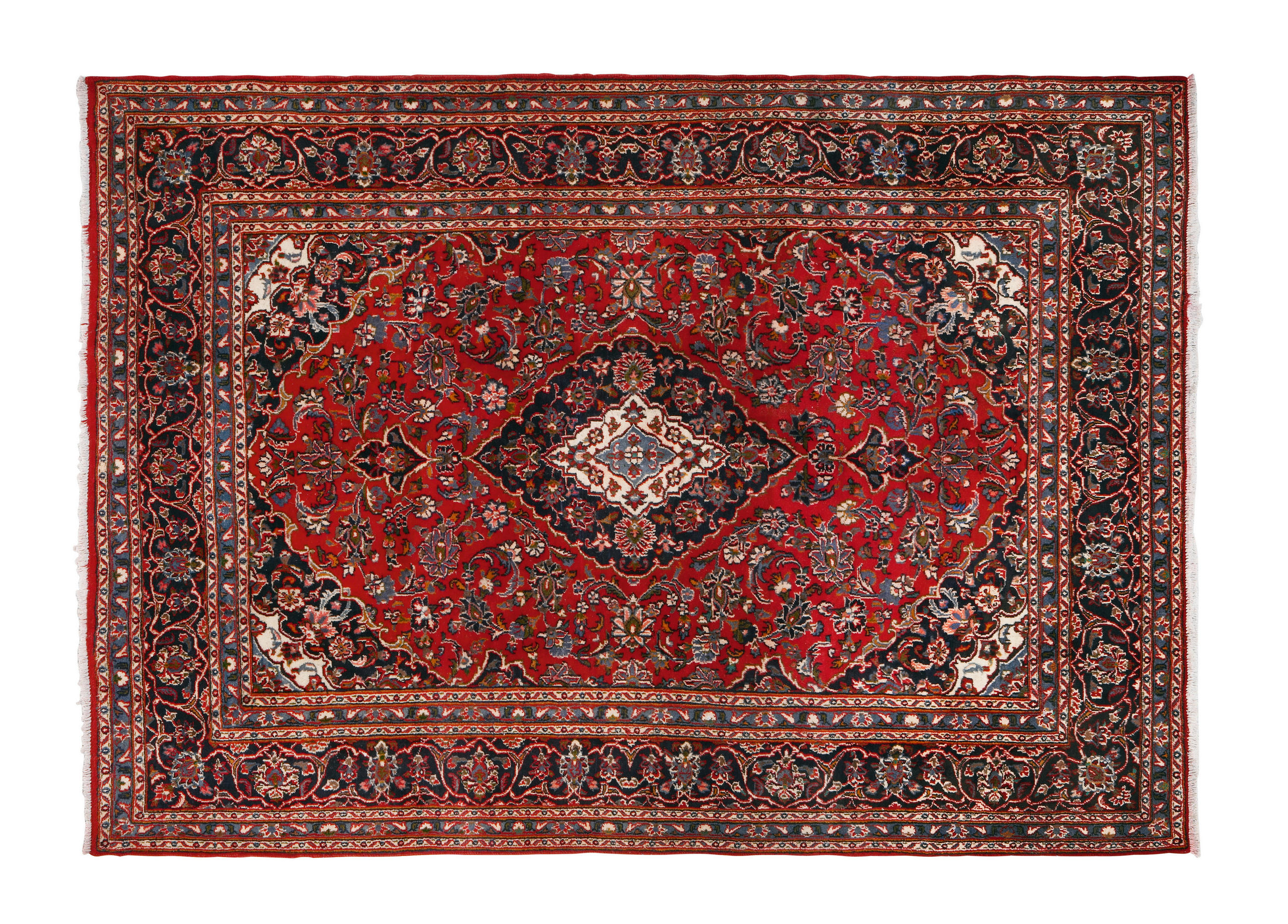 ORIENTTEPPICH  Wohnzimmer 250/350 cm Keshan Rot rechteckig  - Rot, LIFESTYLE, Textil (250/350cm) - Best Price
