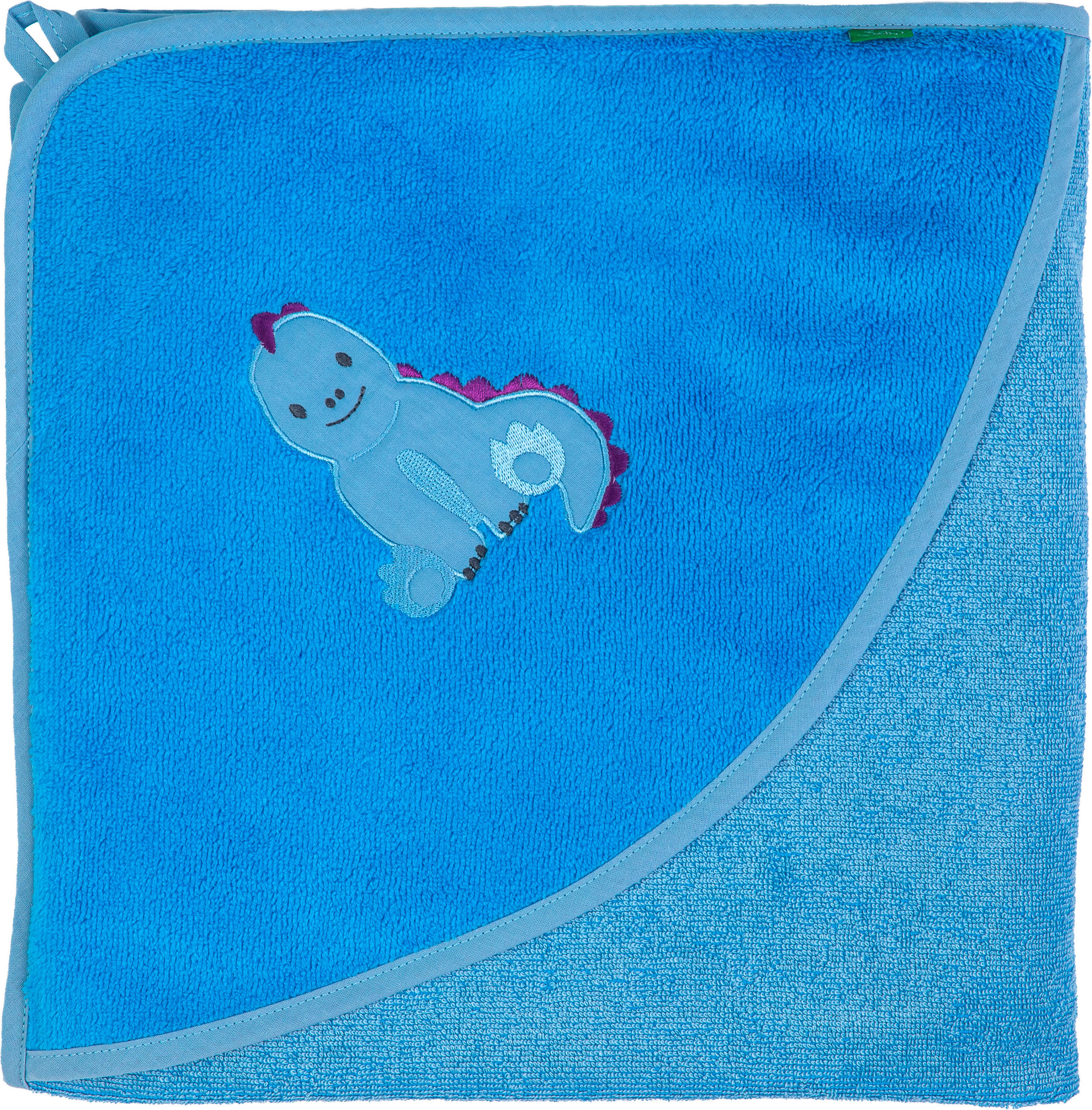 KAPUZENBADETUCH 100/100 cm    - Blau, Basics, Textil (100/100cm)
